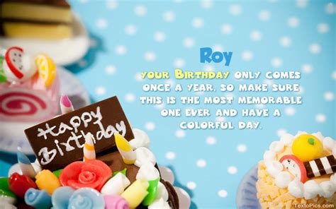 Happy Birthday Roy pictures congratulations.