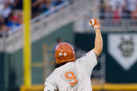 Texas Longhorns Baseball Takes on Kansas Baseball In Baseball - Burnt ...