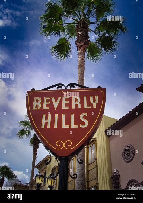 Beverly Hills sign Stock Photo - Alamy