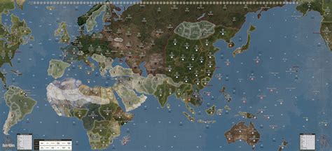 Axis & Allies 1940 Global Map