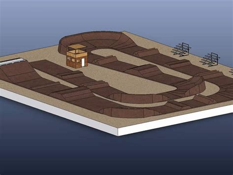 BMX Track Layout - YouTube