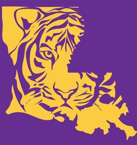 Free Printable Lsu Logo Clipart - Free Clip Art Images | LSU and Saints logos | Pinterest ...