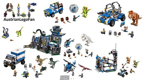 All Lego Jurassic World Sets - Lego Speed Build Review - YouTube