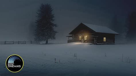 A Cozy Cabin, Blizzard Sound, Howling Wind, Snowstorm , Snow Ambience ...