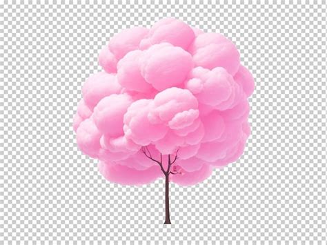 Pink cotton candy | Premium AI-generated PSD