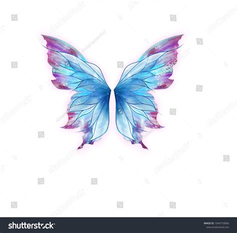 Butterfly Wings Hand Painting This Art Stock Vector (Royalty Free ...