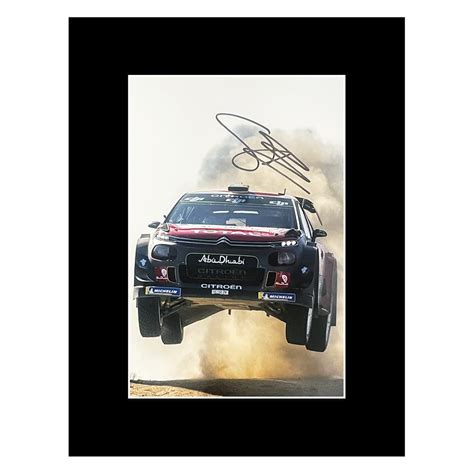 Signed Craig Breen Photo Display - 16x12 Rally Car Autograph