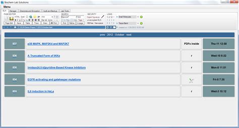 Electronic Lab Notebook ELN -- download