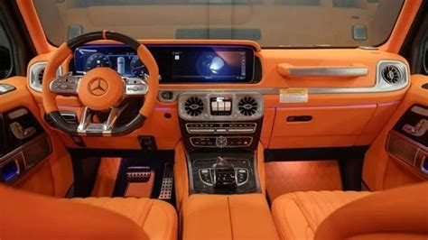 BRABUS G-Wagon With Orange Interior Listed For Sale