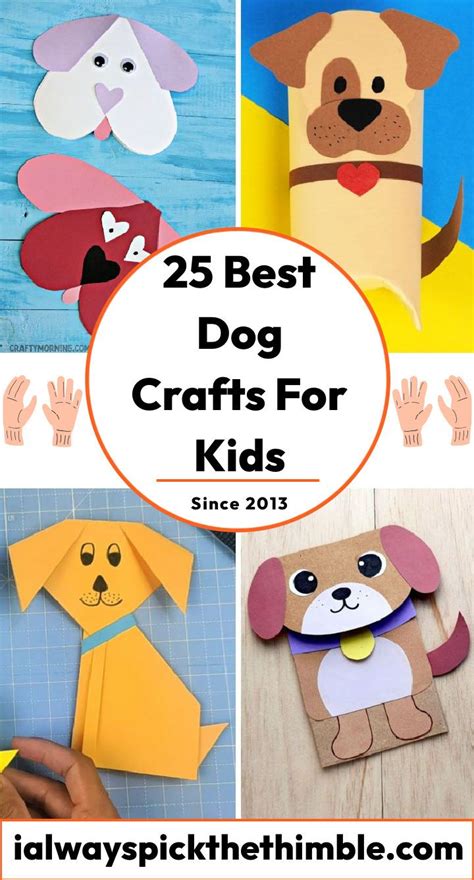 25 Easy Dog Crafts for Kids (Preschoolers and Toddlers)