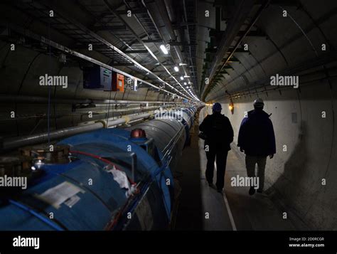 Tunnel work large hadron collider hi-res stock photography and images - Alamy