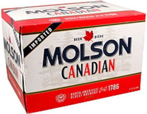 Molson Canadian Beer - 12 ea, Nutrition Information | Innit