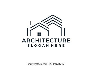 Minimalist Architecture Building Logo Business Stock Vector (Royalty Free) 2344078717 | Shutterstock