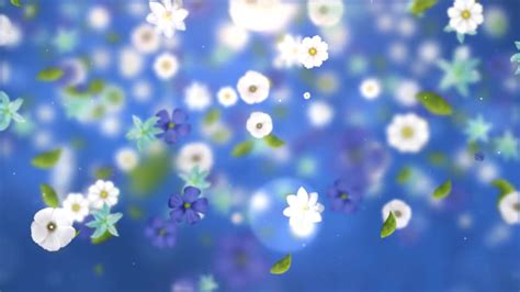 Rain of Flowers Background - Stock Motion Graphics | Motion Array