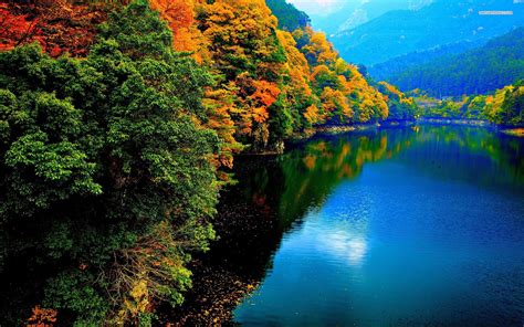 Autumn At The River Wallpapers - Wallpaper Cave