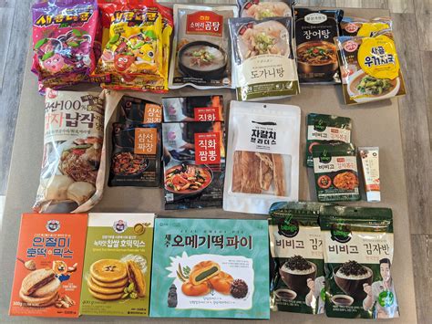 Korean groceries haul! (All shipped from Korea) Today is a happy day😁 : r/KoreanFood