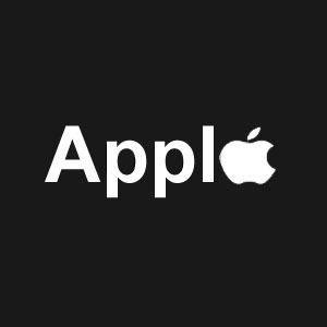 Apple Word Logo - LogoDix