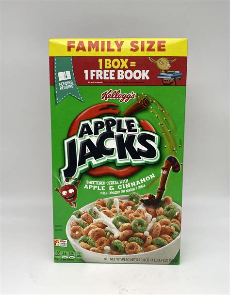 LinnThriftway : Apple Jacks Apple and Cinnamon Cereal Family Size 19.4 oz