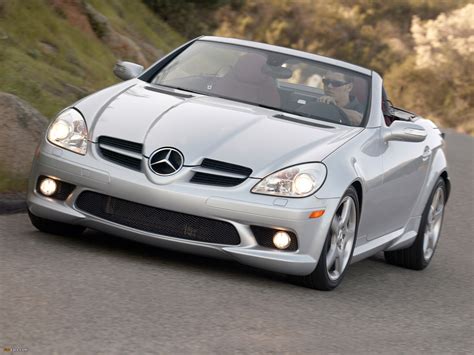 Mercedes-Benz SLK 350 Sports Package US-spec (R171) 2008–11 wallpapers ...