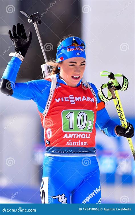 Biathlon IBU World Cup Biathlon 2020 - 4x7.5 Km Women Relay Editorial Stock Photo - Image of ...