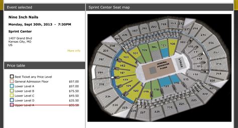 8 Pics Sprint Center Seating Chart With Rows And Seat Numbers And Description - Alqu Blog