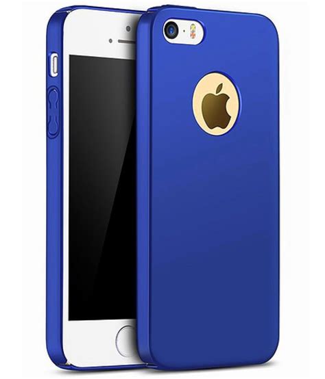 Apple iPhone SE Plain Cases Wow Imagine - Blue - Plain Back Covers Online at Low Prices ...