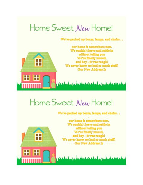 Printable Housewarming Invitations Cards - Printable Templates