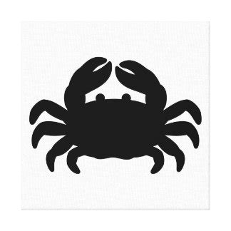 Crab Silhouette Art & Framed Artwork | Zazzle