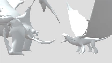 Toothless Vs Deathgripper (Titan Wing) - 3D model by Black (@BlackSus ...