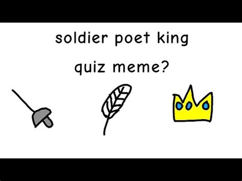 soldier poet king quiz - YouTube