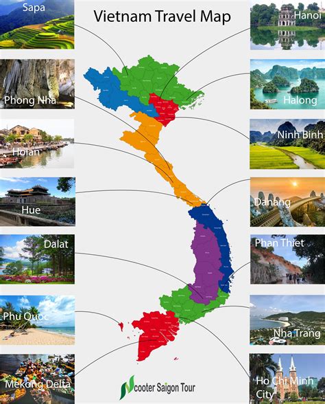 Vietnam Travel Map Guide