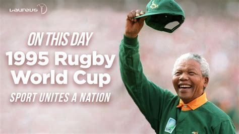 24th June 1995 - Rugby World Cup - Nelson Mandela - YouTube