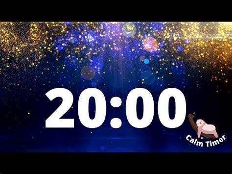 20 Minute TIMER - Calm Relaxing Music | ALARM At The End - 4K - YouTube