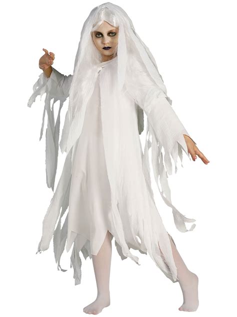 Girls Ghostly Spirit Costume - PartyBell.com