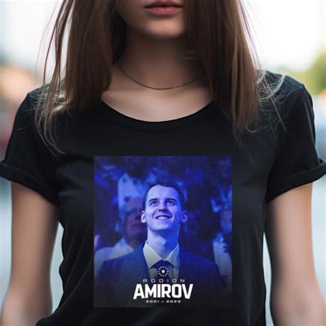 Rip Toronto Maple Leafs Rodion Amirov 2001 2023 T Shirt - Hersmiles