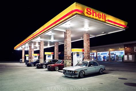 Shell gasoline station, gas stations, BMW, Shell Oil Company ...