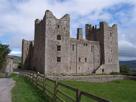 Bolton Castle is a 14th-century castle located near Wensleydale, Yorkshire, England. The nearby ...