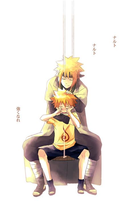 Minato & Naruto - Minato Namikaze Fan Art (26425215) - Fanpop