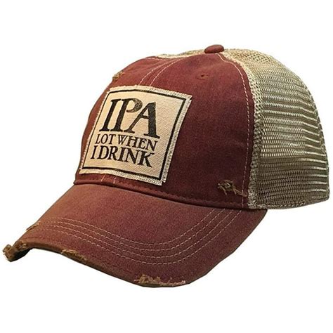 Vintage Life - IPA Lot When I Drink Trucker Hats - Baseball Caps with ...