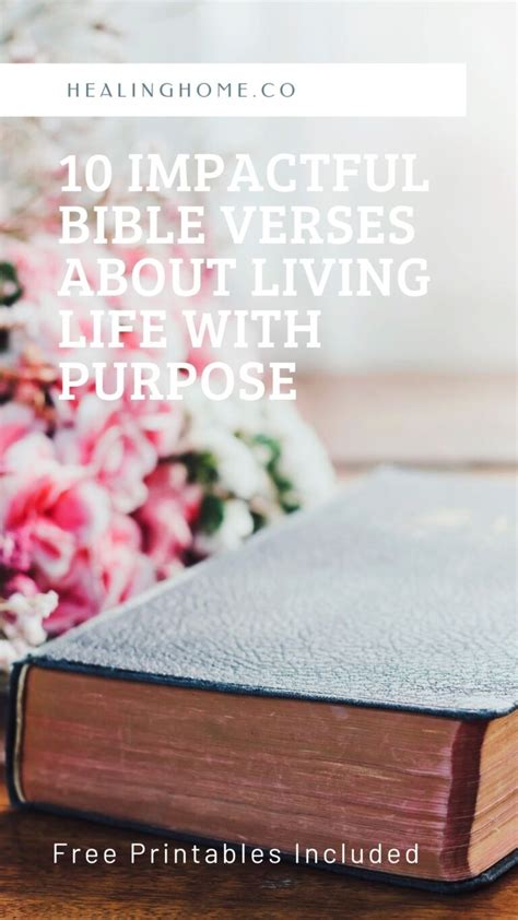 10 Impactful Bible Verses about Living Life with Purpose