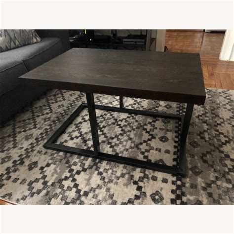 Ashley Furniture Black Modern Coffee Table - AptDeco