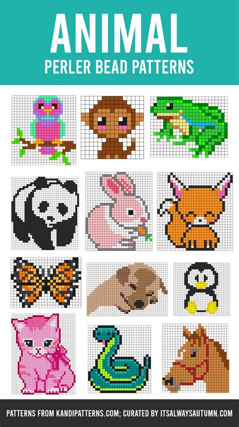 Cute Perler Bead Patterns Animals - deepzwalkalone