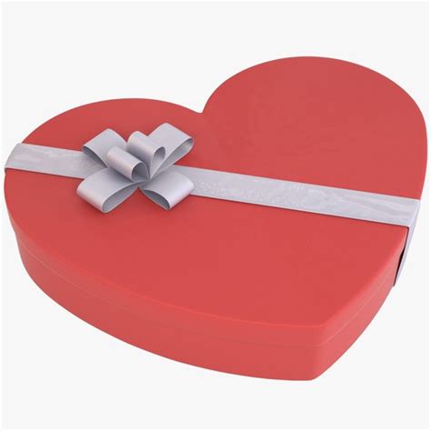 3D heart-shaped box model - TurboSquid 1257010