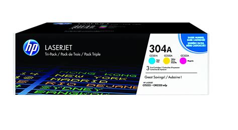 HP 304A Cyan Magenta Yellow Toner Cartridges Pack Of 3 CF340A - Office ...