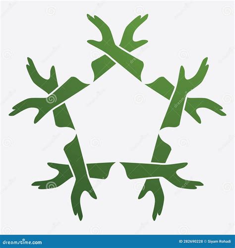 Hand drawn community logo stock vector. Illustration of family - 282690228