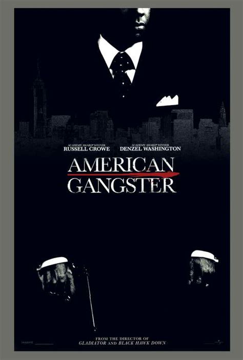 American Gangster Movie Poster 27 x 40 Style B