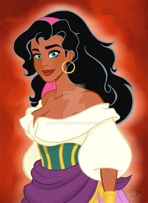 Esmeralda by https://www.deviantart.com/db-artwork on @DeviantArt | Disney fan art, Esmeralda ...