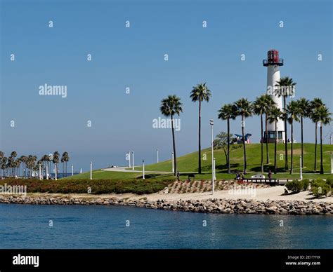 Long Beach Lighthouse Stock Photo - Alamy