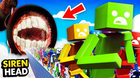 1,000,000 RAGDOLLS vs HUGE SIREN HEAD (Fun With Ragdolls: The Game Funny Gameplay) - YouTube