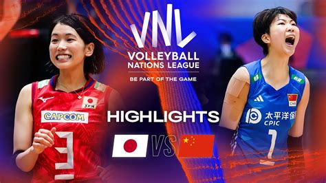 🇯🇵 JPN vs. 🇨🇳 CHN - Highlights Week 1 | Women's VNL 2023 - YouTube